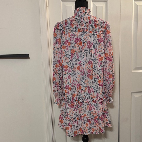 CeCe Multicolor Floral Print Dress - Picture 3 of 5